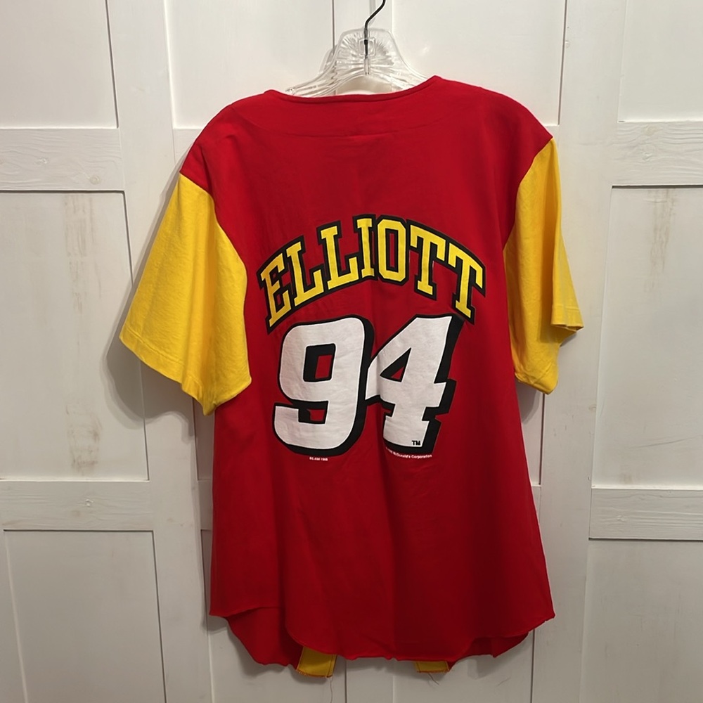Bill Elliott NASCAR McDonald’s Racing Baseball Jersey - 1995 - Size Medium
